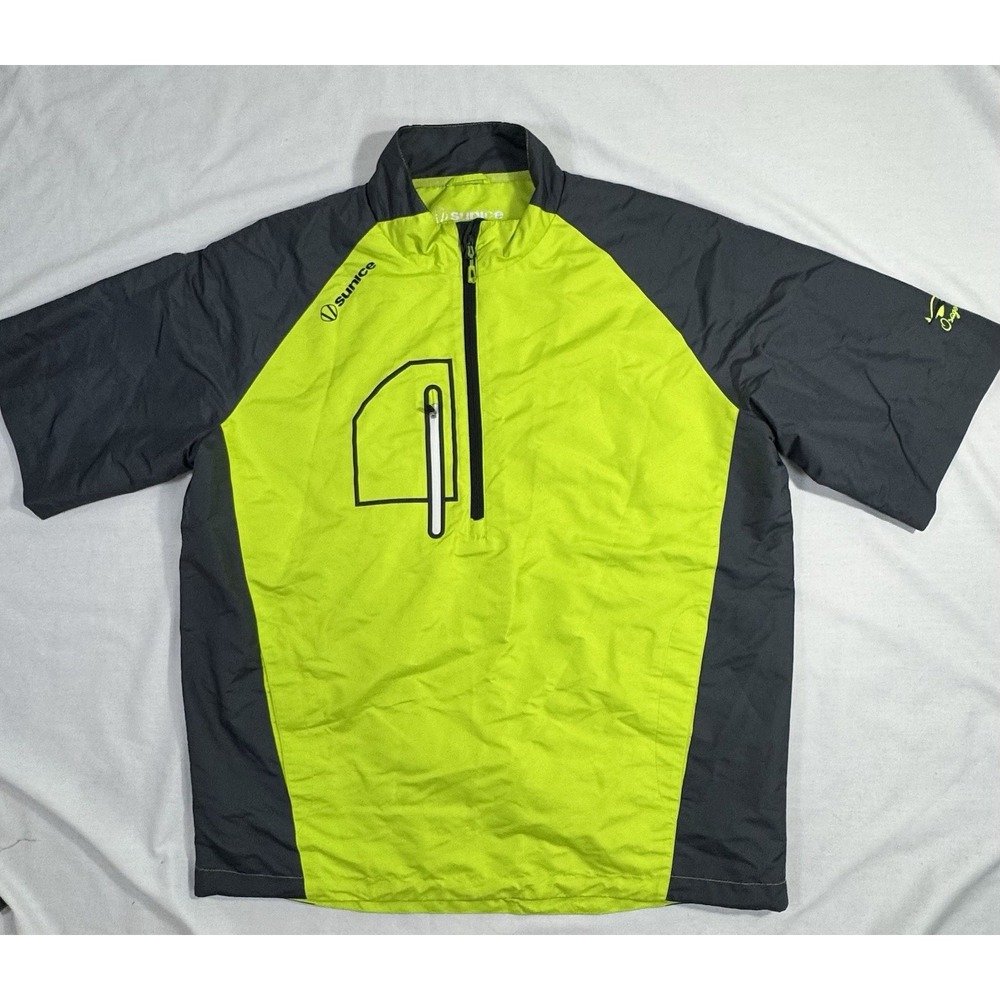 Sunice Sport X20ct Colorblock Men's L Golf Jacket Windbreaker Waterproof EUC